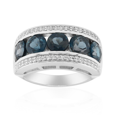 London Blue Topaz Silver Ring