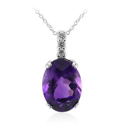 Moroccan Amethyst Silver Necklace