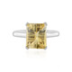 Bi Colour Citrine Silver Ring