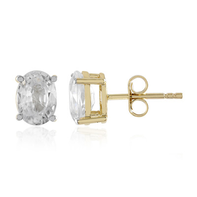 9K Zircon Gold Earrings