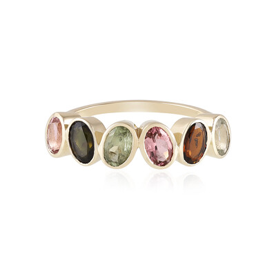 9K Fancy Tourmaline Gold Ring (Adela Gold)