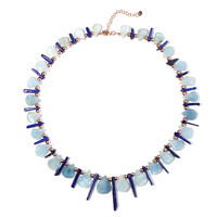 Lapis Lazuli Silver Necklace