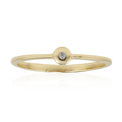 9K SI1 (G) Diamond Gold Ring