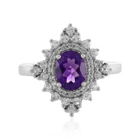 Uruguayan Amethyst Silver Ring