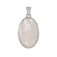 Mother of Pearl Silver Pendant (Bali Barong)