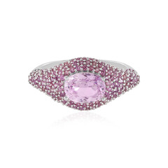 Kunzite Silver Ring