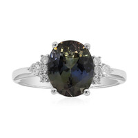 14K Unheated Tanzanite Gold Ring (CIRARI)