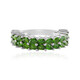 Russian Diopside Silver Ring