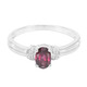 Brazilian Rhodolite Silver Ring