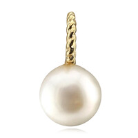 White Freshwater Pearl Silver Pendant