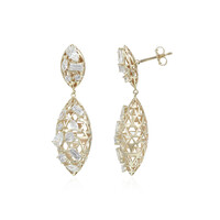 9K Zircon Gold Earrings (Ornaments by de Melo)