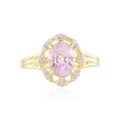 Kunzite Silver Ring