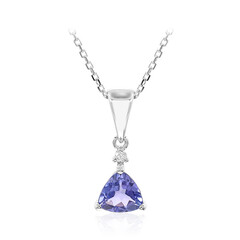 10K AAA Tanzanite Gold Necklace