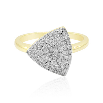 9K SI2 (G) Diamond Gold Ring (Annette)