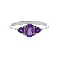 Moroccan Amethyst Silver Ring