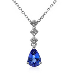 10K AAA Tanzanite Gold Necklace