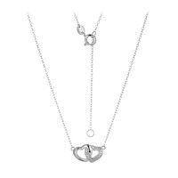 I3 (H) Diamond Silver Necklace