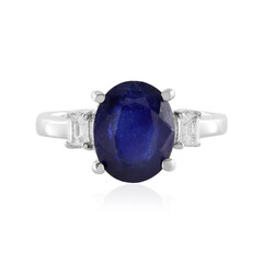 Madagascar Blue Sapphire Silver Ring