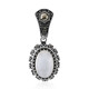 White Moonstone Silver Pendant (Annette classic)