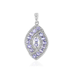 Tanzanite Silver Pendant