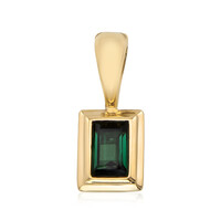 9K Golconda tourmaline Gold Pendant (CUSTODANA)