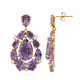 Amethyst Silver Earrings