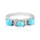 Kingman Blue Mojave Turquoise Silver Ring