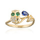 14K Ceylon Blue Sapphire Gold Ring (Smithsonian)