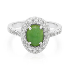 Imperial Chrysoprase Silver Ring