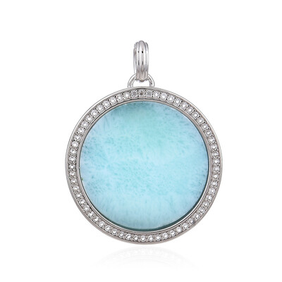 Larimar Silver Pendant