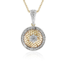 9K I2 (I) Diamond Gold Necklace (Ornaments by de Melo)