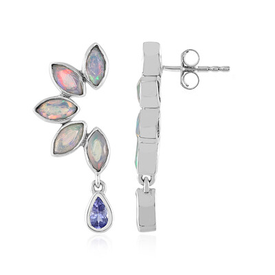 Welo Opal Silver Earrings