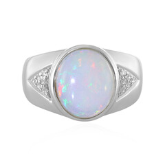 Welo Opal Silver Ring