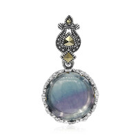 Fluorite Silver Pendant (Annette classic)