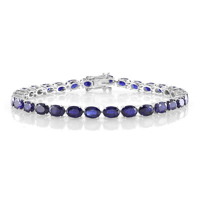 Madagascar Blue Sapphire Silver Bracelet