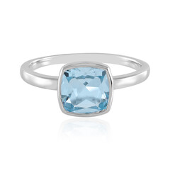 Sky Blue Topaz Silver Ring