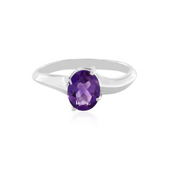 Siberian Amethyst Silver Ring