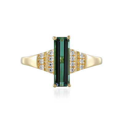 Benedito Green Tourmaline Silver Ring