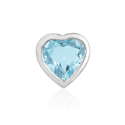 Sky Blue Topaz Silver Pendant (MONOSONO COLLECTION)