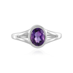 Moroccan Amethyst Silver Ring