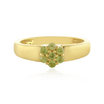 Sphene Silver Ring