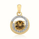 9K Yellow Kings Plains Zircon Gold Pendant