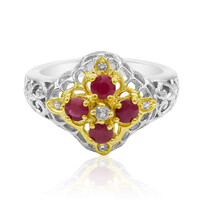 Mozambique Ruby Silver Ring