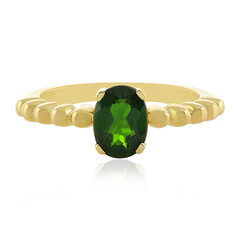 Russian Diopside Silver Ring