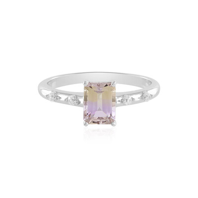 Ametrine Silver Ring