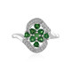 Tanzanian Tsavorite Silver Ring