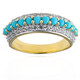 Sleeping Beauty Turquoise Silver Ring