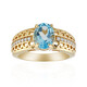 Swiss Blue Topaz Silver Ring