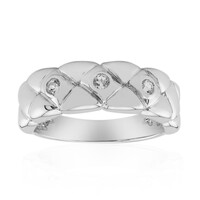 White Topaz Silver Ring