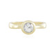 9K Zircon Gold Ring (de Melo)